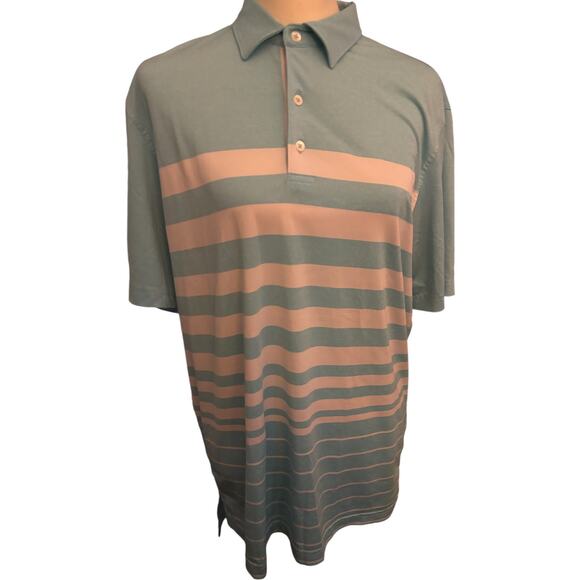 Johnnie-O Performance Polo Shirt, UPF 50 Sun Protection, Men's Size Medium - Picture 1 of 6